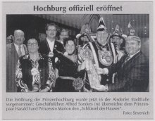 Hochburg offiziell erffnet