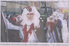 Die Karnevalisten freuen sich bereits auf den groen Rosenmontagszug (Foto: Gnther von Fricken)