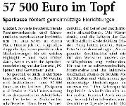 57.500 Euro im Topf