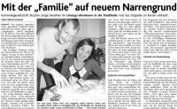 Mit der "Familie" auf neuem Narrengrund