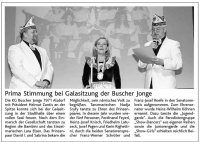 Prima Stimmung bei Galasitzung der Buscher Jonge