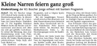 Kleine Narren feiern ganz gross