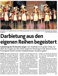 Darbietung aus den eigenen Reihen begeistert