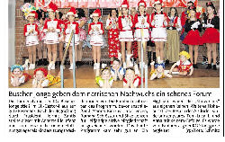 Buscher Jonge geben dem n�rrischen Nachwuchs ein sch�nes Forum