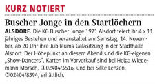 Buscher Jonge in den Startl�chern