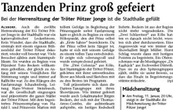 Tanzenden Prinz groß gefeiert