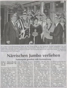 Närrischen Jimbo verliehen