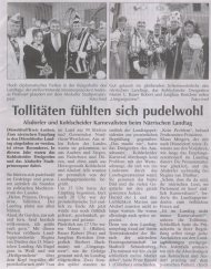 Tollitäten fühlten sich pudelwohl