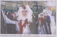Die Karnevalisten freuen sich bereits auf den großen Rosenmontagszug (Foto: Günther von Fricken)