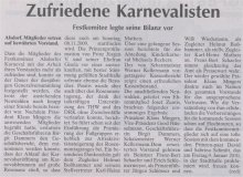 Zufriedene Karnevalisten