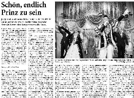 Schön, endlich Prinz zu sein