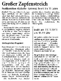 Großer Zapfenstreich