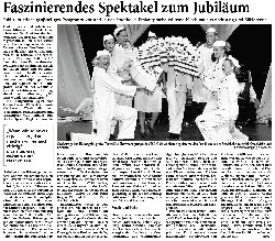 Faszinierendes Spektakel zum Jubiläum