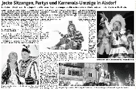 Jecke Sitzungen, Partys und Karnevals-Umzge in Alsdorf