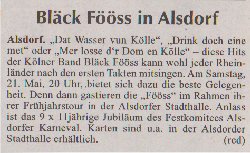 Blck Fss in Alsdorf