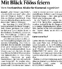 Mit Bläck Fööss feiern