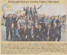 Frank und Myriam werden Zepter schwingen