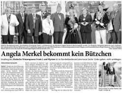 Angela Merkel bekommt kein Bützchen