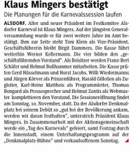 Klaus Mingers bestätigt