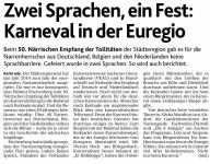 Zwei Sprachen, ein Fest: Karneval in der Euregio