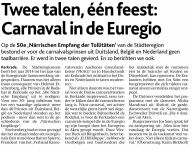 Twee talen, één feest: Carnaval in de Euregio