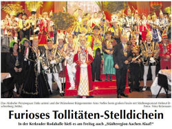 Furioses Tollitäten-Stelldichein