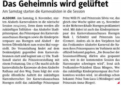 Das Geheimnis wird gelftet