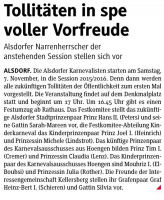 Tollitäten in spe voller Vorfreude