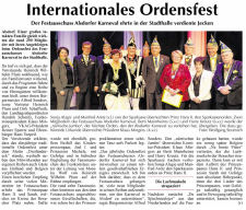 Internationales Ordensfest