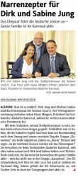 Narrenzepter für Dirk und Sabine Jung