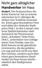 Nicht ganz alltäglicher Handwerker im Haus