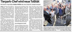 Tierpark-Chef wird neue Tollitt