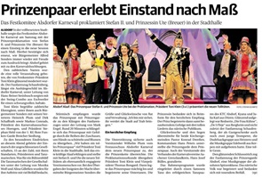 Prinzenpaar erlebt Einstand nach Maß