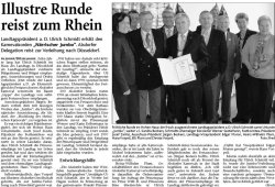 Illustre Runde reist zum Rhein