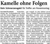 Kamelle ohne Folgen