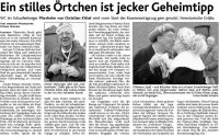 Ein stilles Örtchen ist jecker Geheimtipp